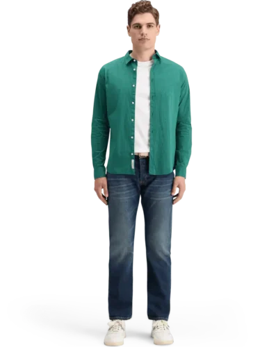 Alternative view of Scotch & Soda 178704 Essential poplin stripe shirt