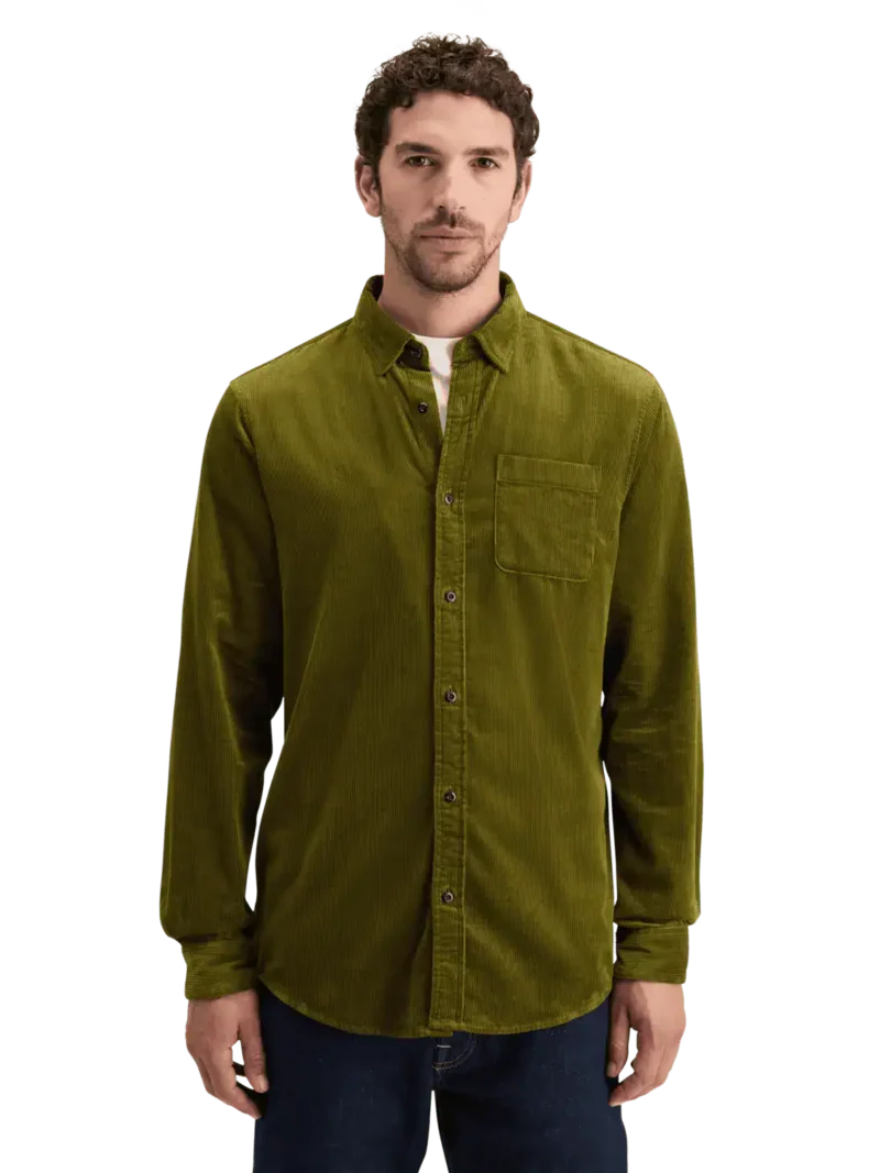 Scotch & Soda 178709 Solid corduroy shirt