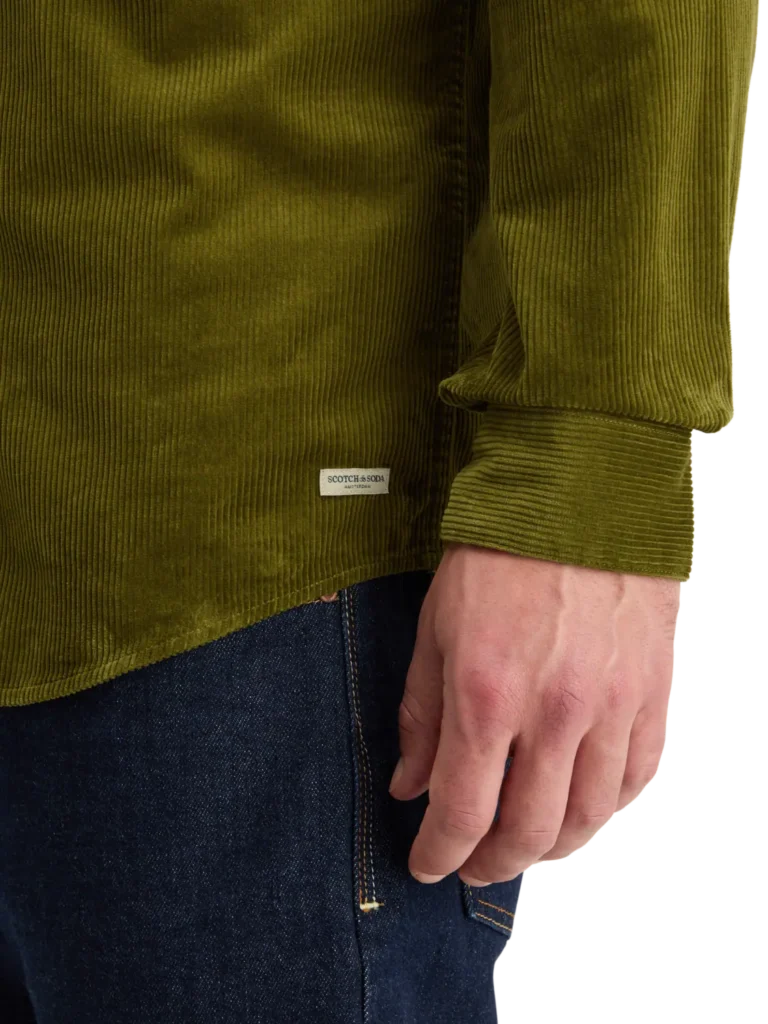 Scotch & Soda 178709 Solid corduroy shirt - Image 4