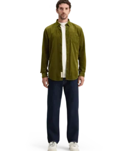 Alternative view of Scotch & Soda 178709 Solid corduroy shirt