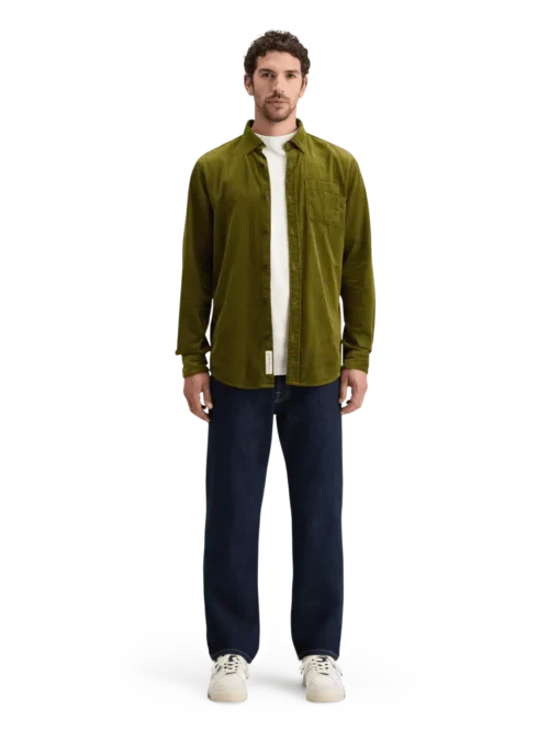 Alternative view of Scotch & Soda 178709 Solid corduroy shirt