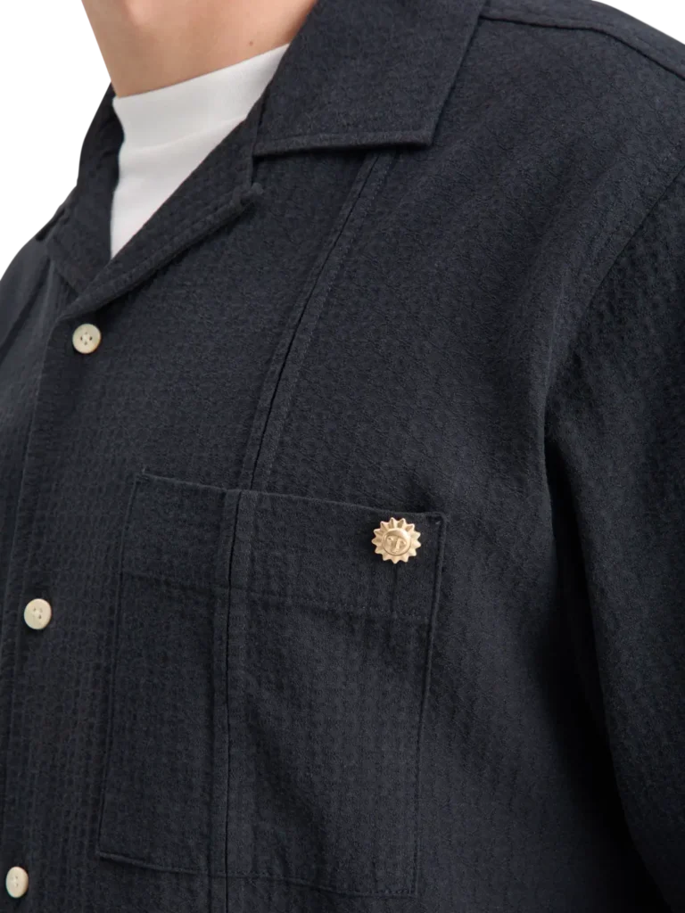 Scotch & Soda 178737 Relaxed fit structured dobby shirt - Image 4