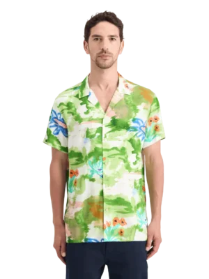 Alternative view of Scotch & Soda 178739 Regular fit ecovero AOP shirt