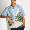 Scotch & Soda 178740, Relaxed fit Tencel AOP shirt