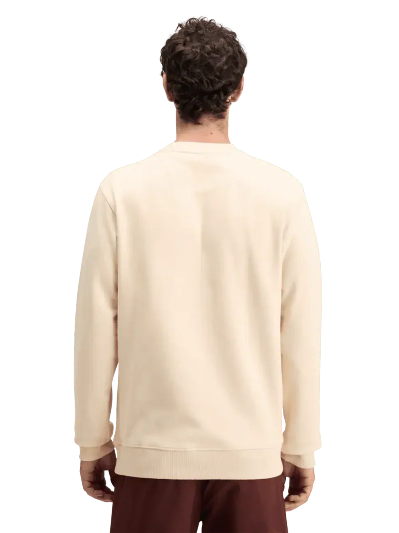 Scotch & Soda 178743 : Essential Logo Badge Crew neck Sweater - Image 4