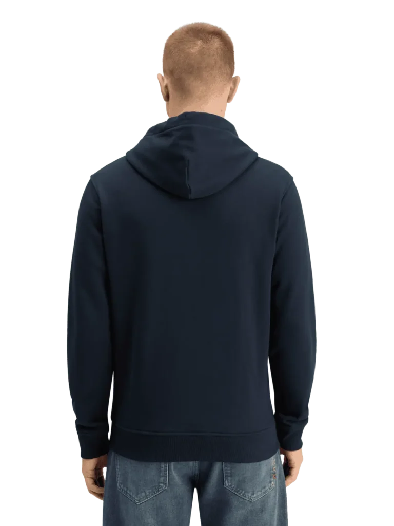 Scotch & Soda 178745 Essential logo badge zip-through hoodie - Image 3