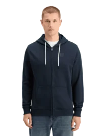 Alternative view of Scotch & Soda 178745 Essential logo badge zip-through hoodie