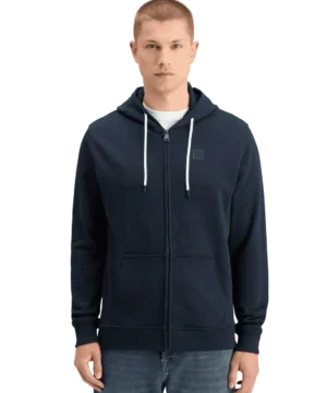 Alternative view of Scotch & Soda 178745 Essential logo badge zip-through hoodie