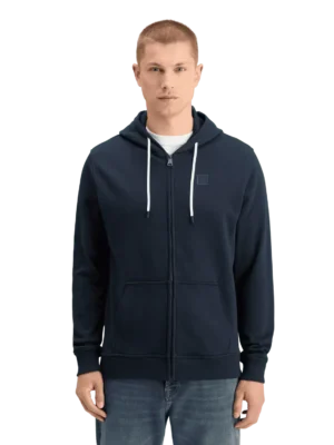 Alternative view of Scotch & Soda 178745 Essential logo badge zip-through hoodie