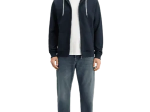 Scotch & Soda 178745 Essential logo badge zip-through hoodie