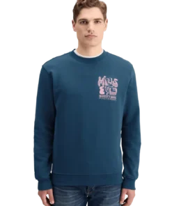 Scotch & Soda 178751 weatshirt with left chest artwork