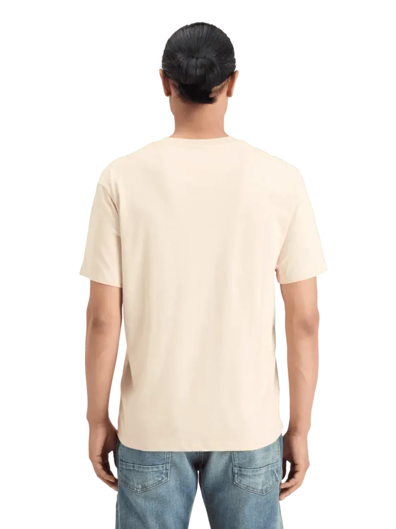 Scotch & Soda Essential regular fit logo T-shirt - Image 3