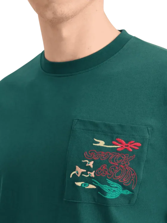Scotch & Soda 178792 Relaxed fit Pocket T-shirt - Image 2