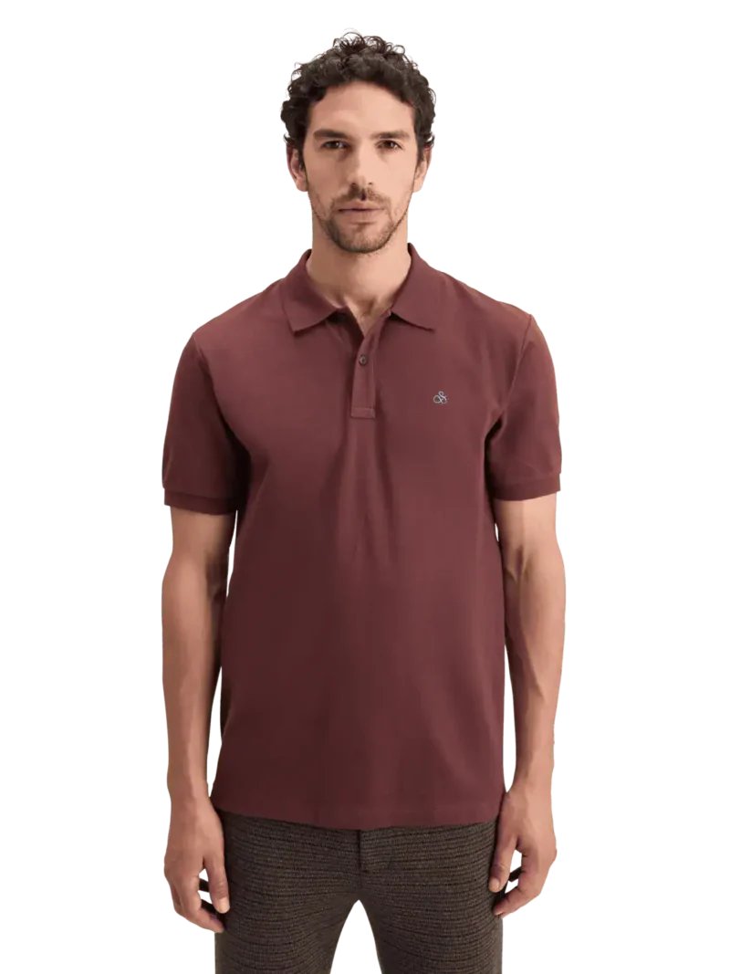 Scotch & Soda 178804 Essential Logo Pique Polo