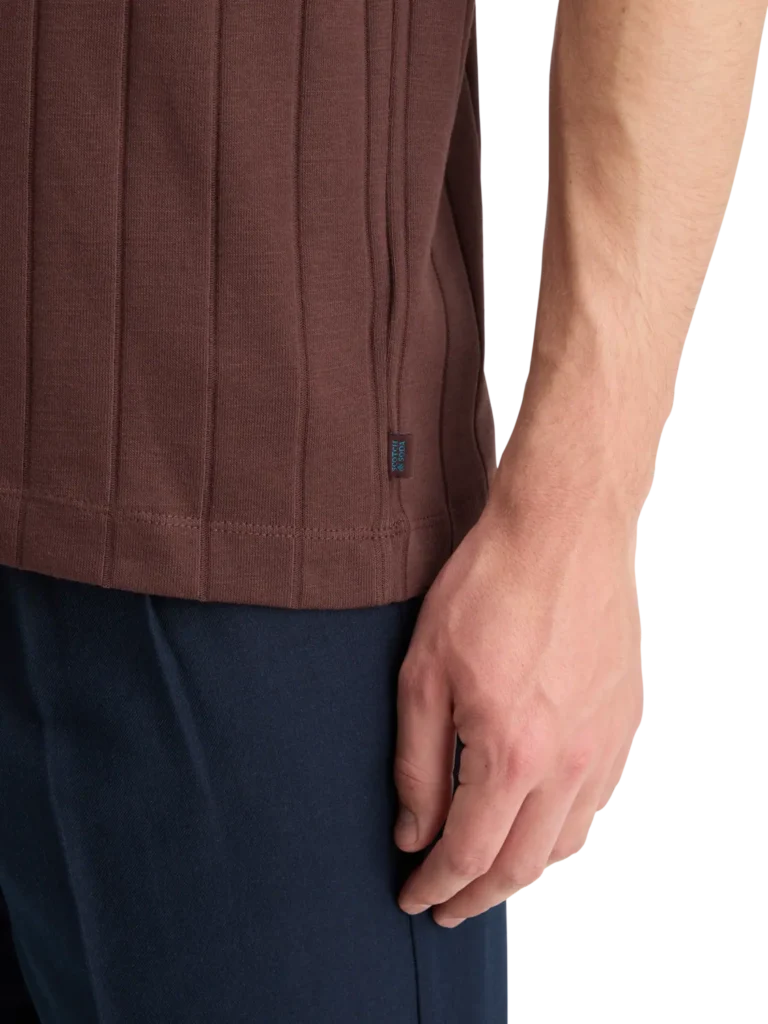Scotch & Soda 178806 Rib Knitted Polo - Image 4