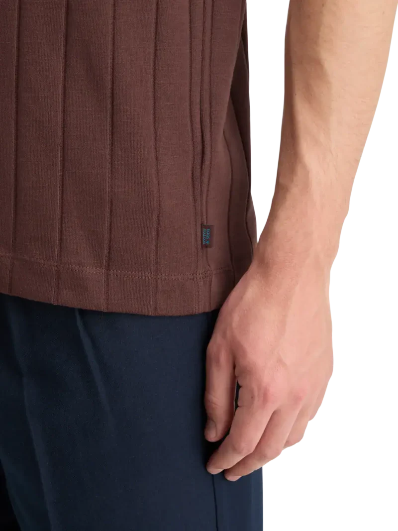 Scotch & Soda 178806 Rib Knitted Polo - Image 4