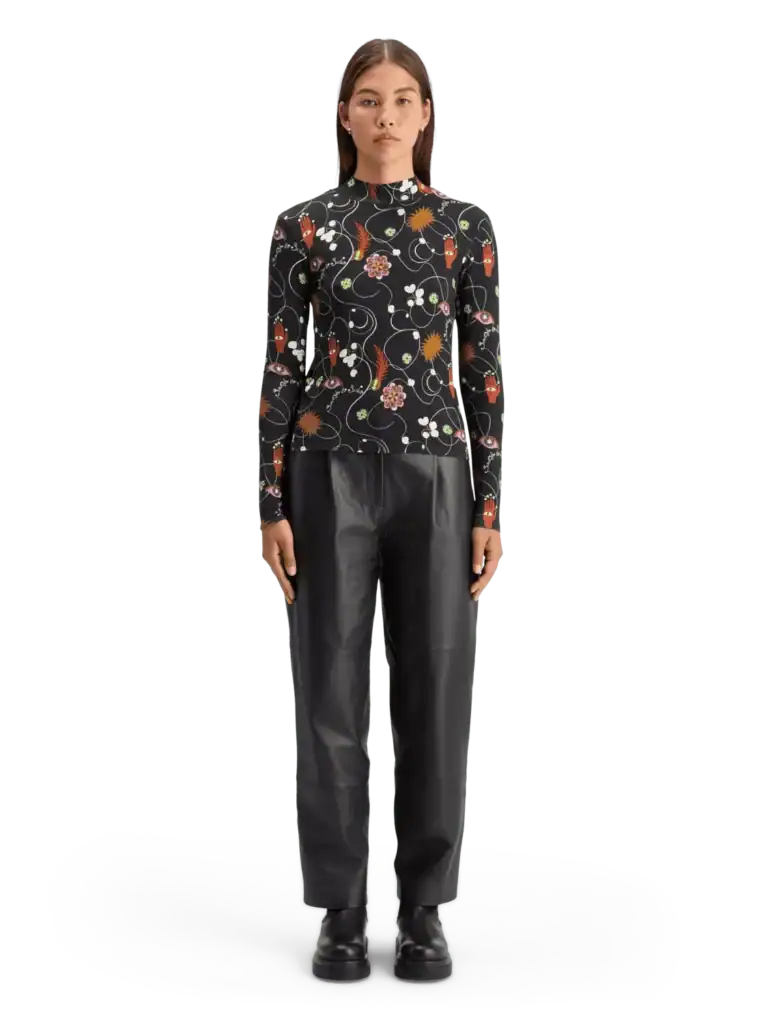 Scotch & Soda  AOP Printed Long Sleeve T-shirt - Image 2