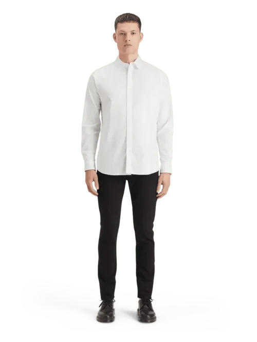 Scotch & Soda Essential Oxford Solid shirt White