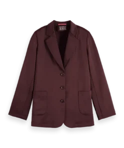 Scotch & Soda 178094 Single Breasted Satin Blazer