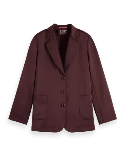 Scotch & Soda 178094 Single Breasted Satin Blazer