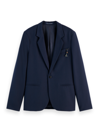 Scotch & Soda 178659 Relaxed wool-blend single button jacket