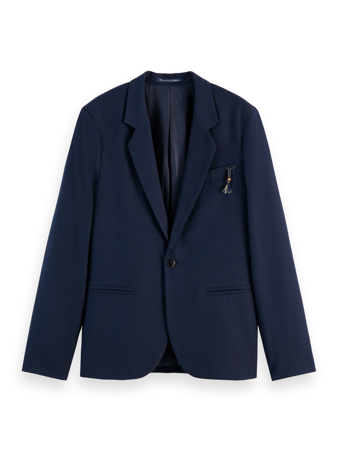 Scotch & Soda 178659 Relaxed wool-blend single button jacket