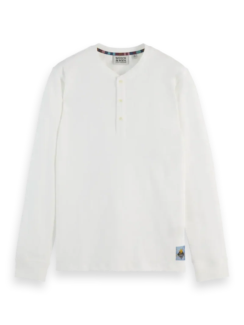 Scotch & Soda 178771 Slub Henley t-shirt