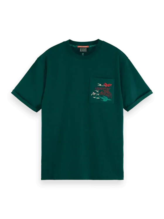 Scotch & Soda 178792 Relaxed fit Pocket T-shirt - Image 4