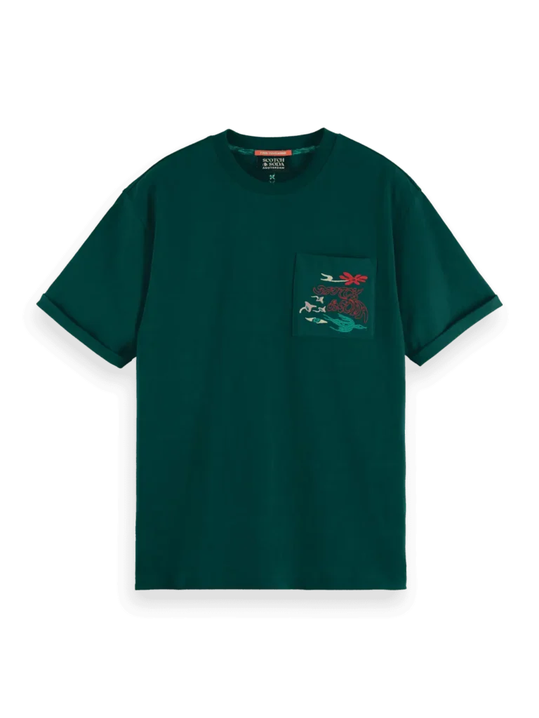 Scotch & Soda 178792 Relaxed fit Pocket T-shirt - Image 4