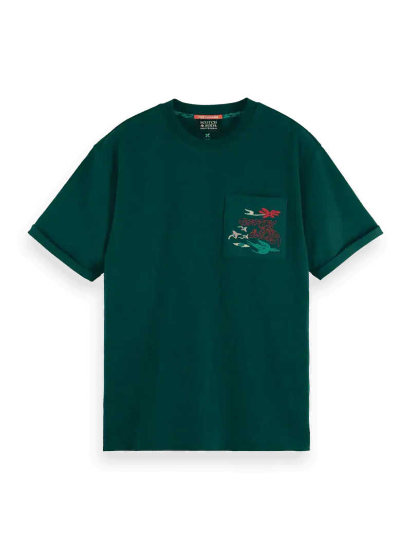 Scotch & Soda 178792 Relaxed fit Pocket T-shirt - Image 4
