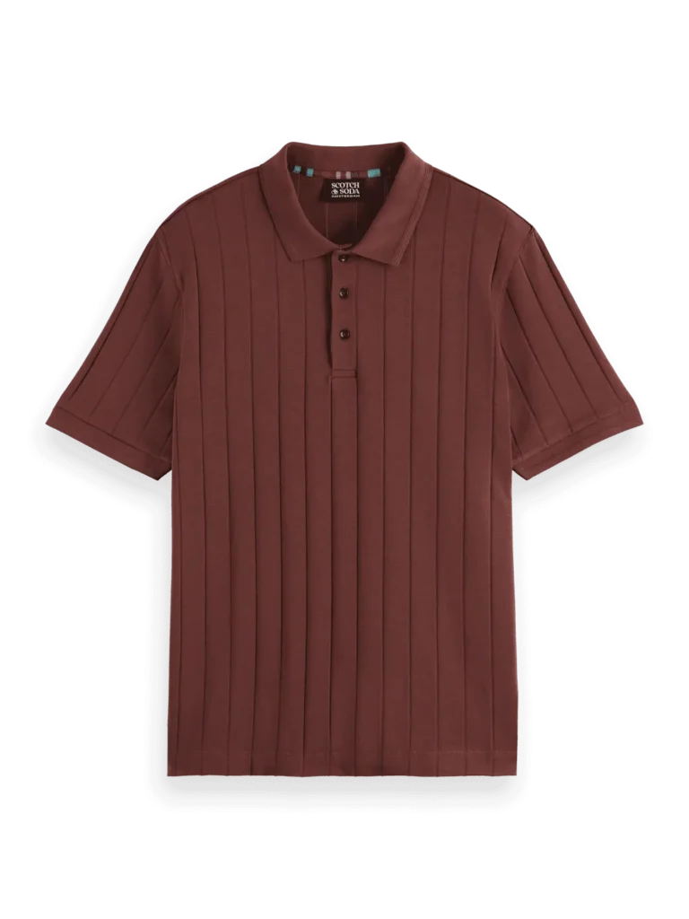 Scotch & Soda 178806 Rib Knitted Polo - Image 6