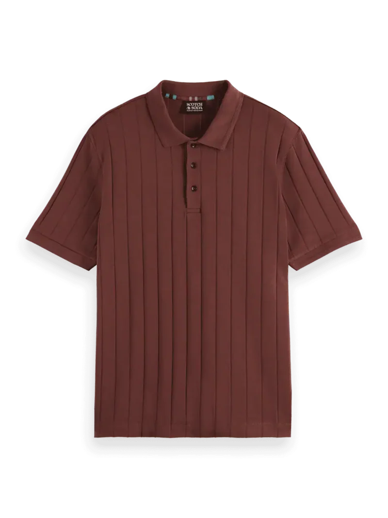 Scotch & Soda 178806 Rib Knitted Polo - Image 6