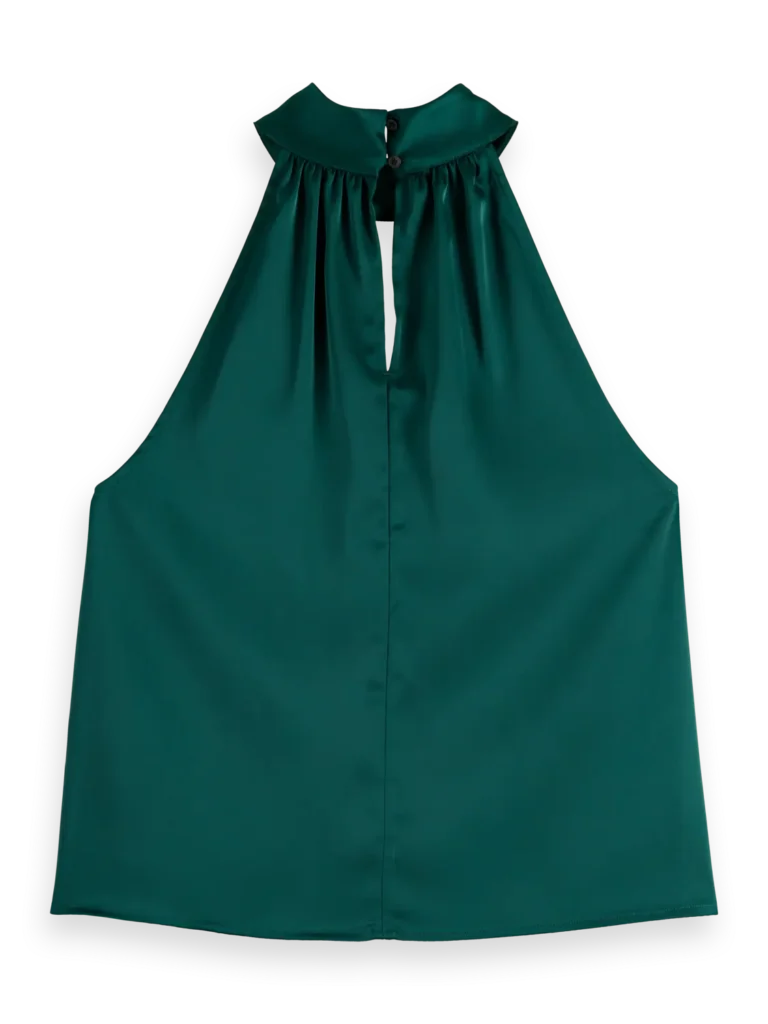 Scotch & Soda 179156 Halter Top with Bow Detail - Image 3