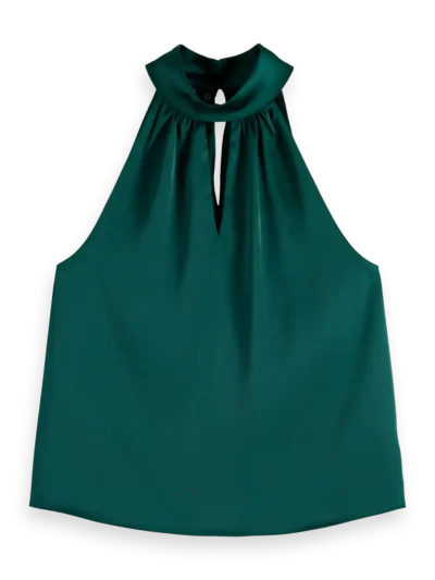 Scotch & Soda 179156 Halter Top with Bow Detail