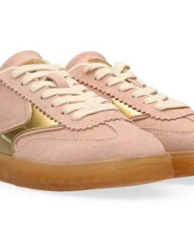 Alternative view of Scotch & Soda   Nixie Low Top Suede Trainers, Pink