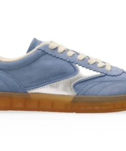 Scotch & Soda   Nixie Low Top Suede Trainers- Blue