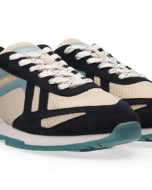 Alternative view of Scotch & Soda MEN  Vivex Suede Low Top Trainers light blue