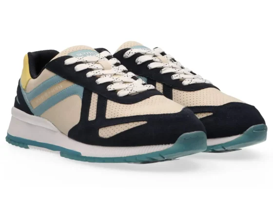 Scotch & Soda   Vivex Suede Low Top Trainers - Image 2