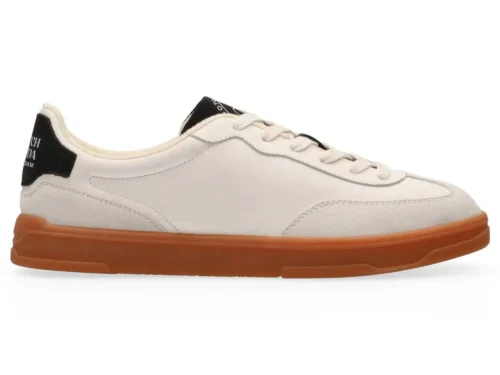 Scotch & Soda MEN Slim Leather Low Top Trainers white