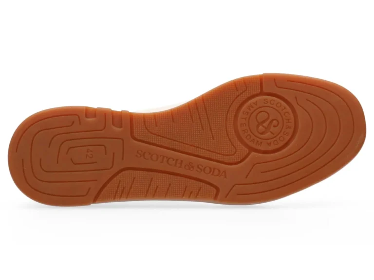 Scotch & Soda   Slim Leather Low Top Trainers - Image 5
