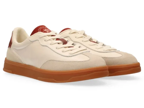 Alternative view of Scotch & Soda MEN  Slim Leather Low Top Trainers white