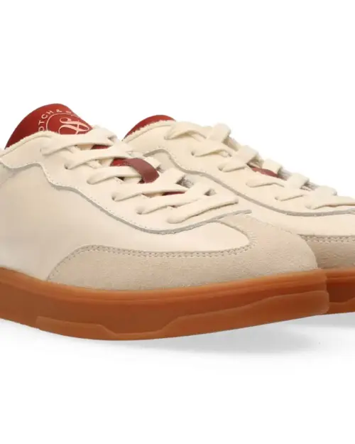Alternative view of Scotch & Soda MEN  Slim Leather Low Top Trainers white