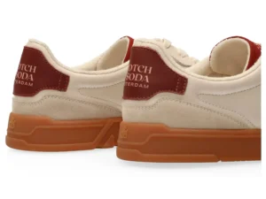 Scotch & Soda MEN Slim Leather Low Top Trainers white image4