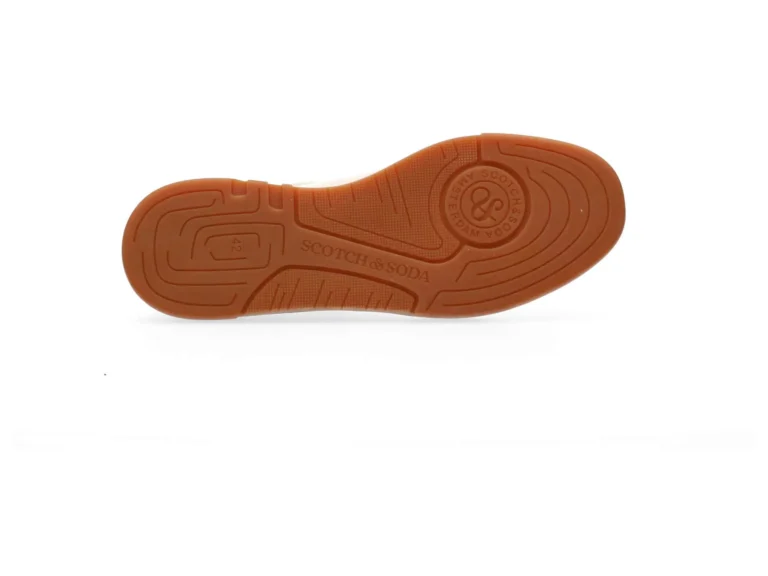 Scotch & Soda   Slim Leather Low Top Trainers - Image 7