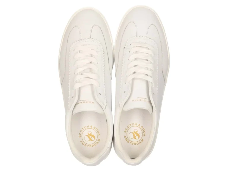 Scotch & Soda   Plakka  Low Top Leather Trainers - Image 6
