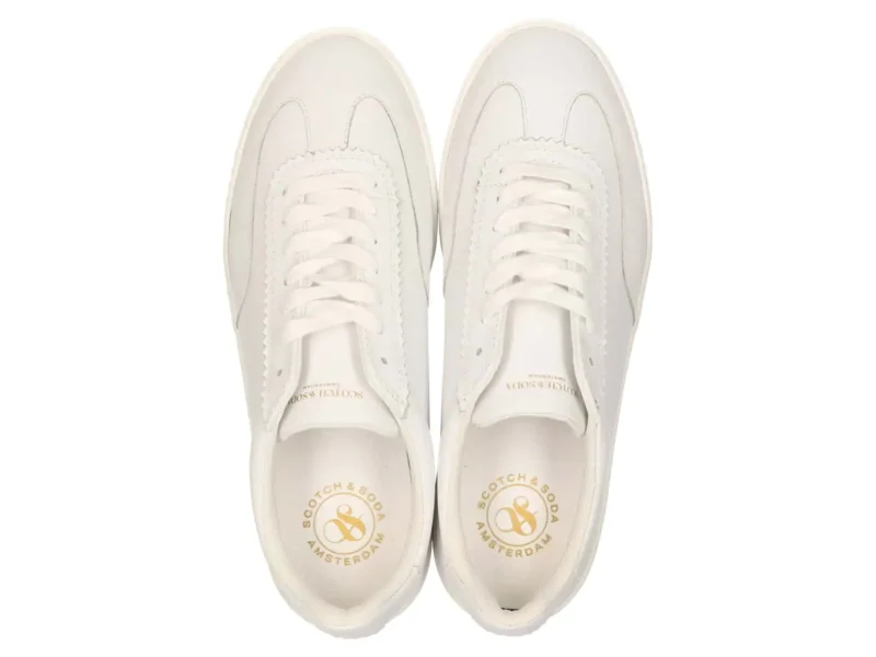 Scotch & Soda   Plakka  Low Top Leather Trainers - Image 6