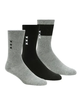 Scotch & Soda Men's 3-pack 1/2 Terry Crew socks
