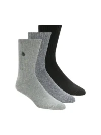 Scotch & Soda Men's 3-pack Non Terry Crew socks