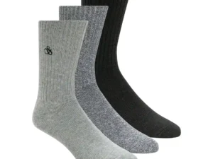 Scotch & Soda Men's 3-pack Non Terry Crew socks