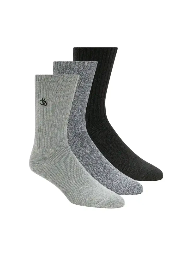 Scotch & Soda Men's 3-pack Non Terry Crew socks
